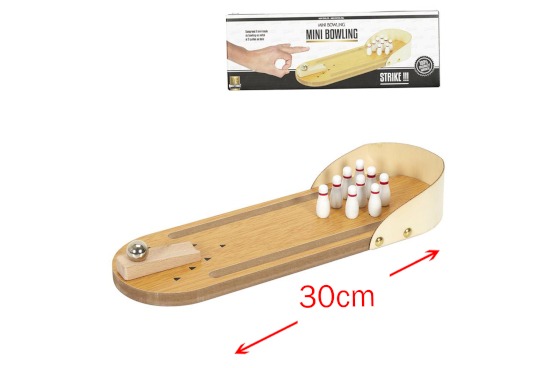 MINI-BOWLING DA UFFICIO 30cm in Box 11x31cm